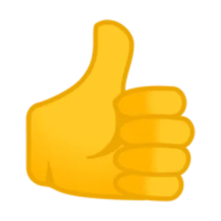 👍 thumbs up, like, agreement, emoji, positive telegram sticker