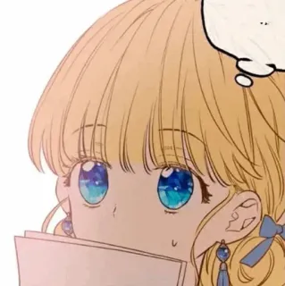 💗 Anime, Manga, Chica, Lindo, Ilustración, Dibujo animado whatsapp sticker