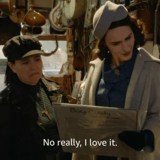 😍 No really, I love it. people, women, hats, love telegram sticker