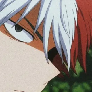 👀 Shoto Todoroki My Hero Academia アニメ, 轟焦凍, 僕のヒーローアカデミア, キャラクター, マンガ, ヒーロー telegram sticker
