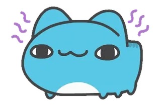 😐 mèo, dễ thương, tức giận, hoạt hình, nhãn dán whatsapp sticker