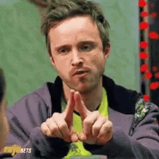 โ Jesse Pinkman Breaking Bad tv, jesse, pinkman, breaking bad, pointing whatsapp sticker
