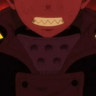🔥 Shinra Kusakabe Fire Force Anime, Feuer, Wut, Entschlossenheit whatsapp sticker