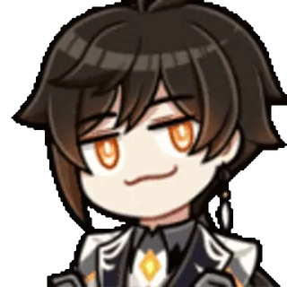 👀 Zhongli Genshin Impact Anime, Gioco, Zhongli, Genshin Impact, Personaggio telegram sticker