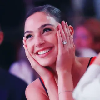🙂 Gal Gadot actress, model, celebrity, beautiful, smile, portrait telegram sticker