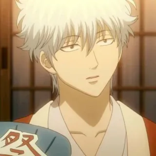 😐 Gintoki Sakata Gintama 祭 Аниме, Манга, Gintama, Гинтоки Саката, Японский whatsapp sticker
