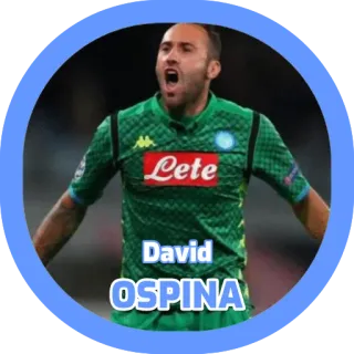 🇨🇴 David Ospina David OSPINA calcio, calciatore, atleta, portiere, David Ospina telegram sticker