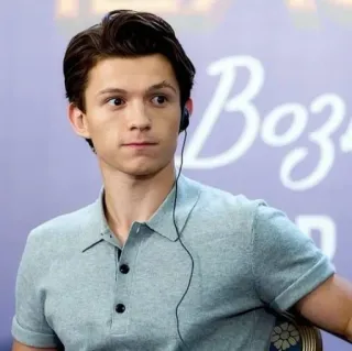 😐 Tom Holland acteur, célébrité, portrait, homme telegram sticker