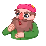Tramp telegram stickers