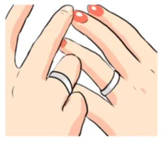💍 Anillos de boda, Matrimonio, Promesa, Joyas, Pareja, Manos telegram sticker