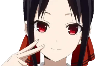 ☺️ Kaguya Shinomiya Kaguya-sama: Love Is War アニメ, 平和, 勝利, 可愛い, かぐや様, かぐや様は告らせたい, 四宮かぐや whatsapp sticker