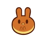 👏 кролик, животное, мультфильм, милый, зайчик telegram sticker