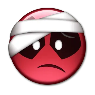 🤕 injury, injured, wound, bandaged, headache, ill telegram sticker