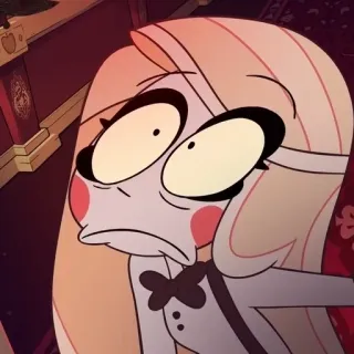 🌟 Charlie Morningstar Hazbin Hotel 악마, 호텔, 공주, 찰리, 만화, 애니메이션 telegram sticker