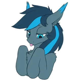 😛 Pony, Cartoon, Tier, Süß, Figur, Anthro telegram sticker