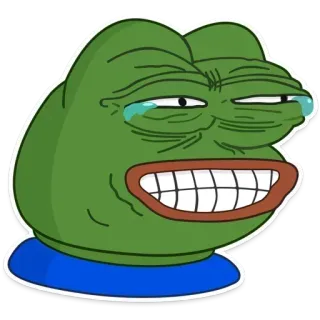 📎 Pepe the Frog Pepe, Meme, Rana, Meme de Internet, Dibujo animado whatsapp sticker