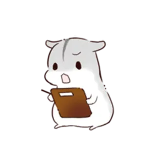 📜 Hamster, Presse-papier, Animal, Autocollant, Dessin animé whatsapp sticker
