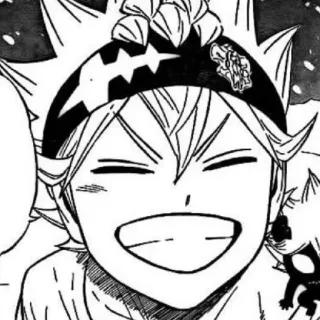 😆 Asta Black Clover Asta, Black Clover, anime, manga, shonen, fantasy telegram sticker