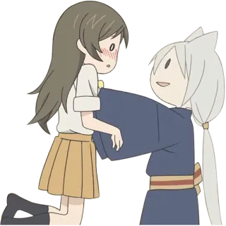 ❤ Anime, Kawaii, Shojo, Romance, Volpe, Carino telegram sticker