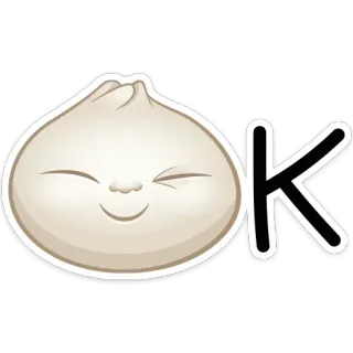👌 OK empanadilla, comida, ok, acuerdo, lindo whatsapp sticker