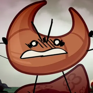 😠 Desenho animado, Bravo, Objeto, Expressão telegram sticker