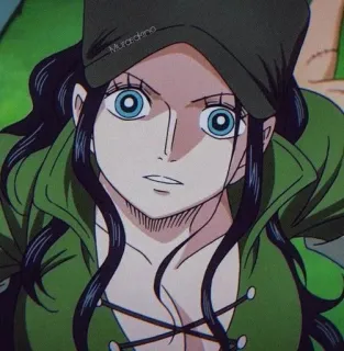 🌟 Nico Robin One Piece nico robin, one piece, anime, manga, character, pirate telegram sticker