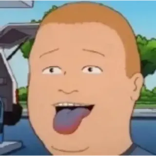 🤪 Bobby Hill King of the Hill Desenho animado, Personagem, Engraçado, Animado whatsapp sticker