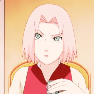 🌸 Sakura Naruto Sakura, Naruto, Anime, Cartoon, Figur, Mädchen telegram sticker