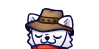 🤠 chó, mũ, phim hoạt hình telegram sticker