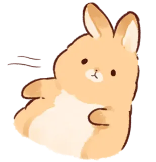 🐰 rabbit, animal, cute, bunny, domestic animal telegram sticker