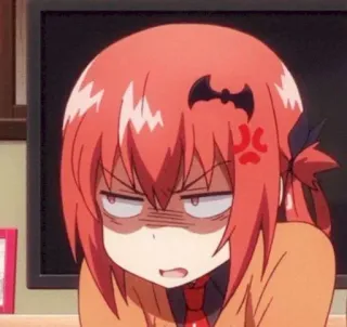🎐 Satania Gabriel Dropout anime, satania, angry, manga, gabriel dropout, devil, cute telegram sticker