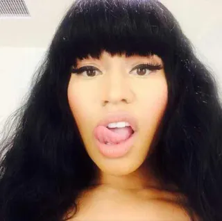 👄 Nicki Minaj นิกกิ มินาจ, นักร้อง, แร็ปเปอร์, คนดัง, นักดนตรี telegram sticker