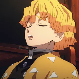 🔥 Zenitsu Agatsuma Demon Slayer Anime, Demon Slayer, Zenitsu Agatsuma, Manga telegram sticker