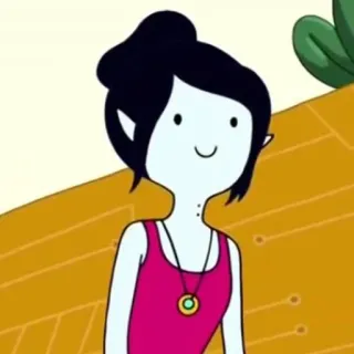 🖤 Marceline Adventure Time cartoon, vampire, adventure time, marceline whatsapp sticker