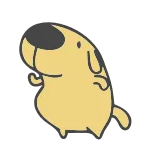 🕺 dog, cartoon, middle finger, offensive, rude, animal telegram sticker