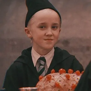🌟 Draco Malfoy Harry Potter Drago Malefoy, Harry Potter, Serpentard, personnage, sorcier, étudiant whatsapp sticker