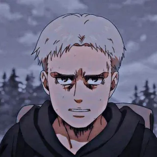 😠 Reiner Braun Attack on Titan anime, manga, Reiner Braun, Attack on Titan, character whatsapp sticker