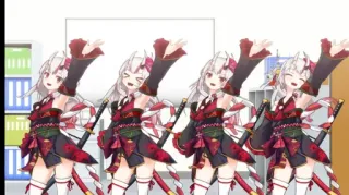 😁 Garota anime, Katana, Japonês, Orelhas de raposa, Roupa tradicional telegram sticker