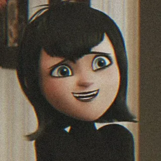 🧃 Mavis Dracula Hotel Transylvania cartoon, animation, vampire, character, mavis, halloween whatsapp sticker