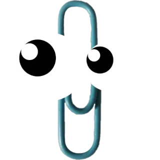 🤔 클립, 눈, 만화, 사무용품, 문구, 귀여운 telegram sticker