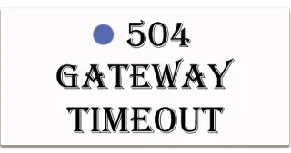 💀 504
GATEWAY
TIMEOUT foutcode, internet, gateway timeout, 504 fout telegram sticker