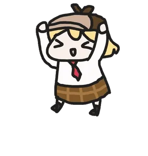 🎊 Amelia Watson anime, vtuber, amelia watson, cute, detective, hololive, cartoon telegram sticker