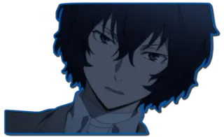 😠 Osamu Dazai Bungo Stray Dogs Anime, Bungo Stray Dogs, Dazai, Osamu Dazai, BSD telegram sticker