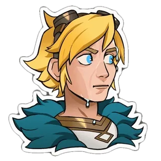 ๐จ Ezreal League of Legends Ezreal, League of Legends, personaggio, videogioco telegram sticker