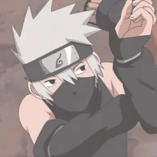 🖤 Kakashi Naruto Kakashi, Naruto, anime, manga, ninja telegram sticker