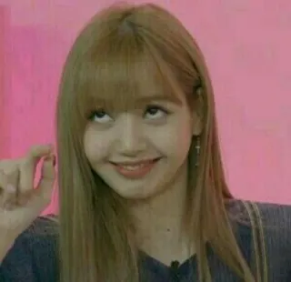 🙄 Lisa kpop, sänger, meme, lustig, frau telegram sticker
