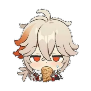 😚 Kaedehara Kazuha Genshin Impact Anime, Genshin Impact, Kazuha, Personaje, Videojuego, lindo telegram sticker