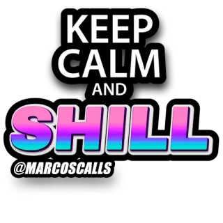 😀 KEEP CALM AND SHILL
@MARCOS CALLS shill, keep calm, internet slang, humor, promotion, marketing, online culture telegram sticker