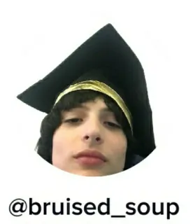👀 @bruised_soup wisuda, mortarboard, topi wisuda, pelajar, remaja, media sosial telegram sticker