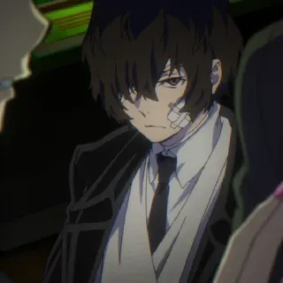 🥀 Dazai Osamu Bungo Stray Dogs anime, bandages, Dazai, Osamu Dazai, Bungo Stray Dogs telegram sticker